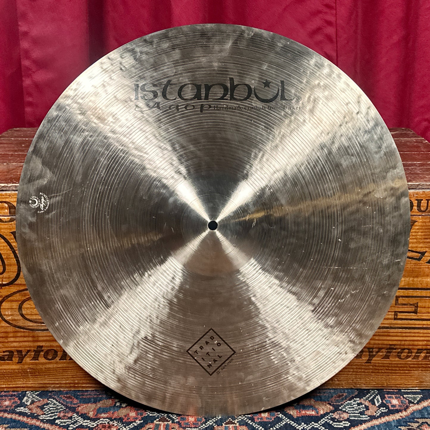 22" Istanbul Agop Traditional Dark Crash Cymbal 2090g *Video Demo*