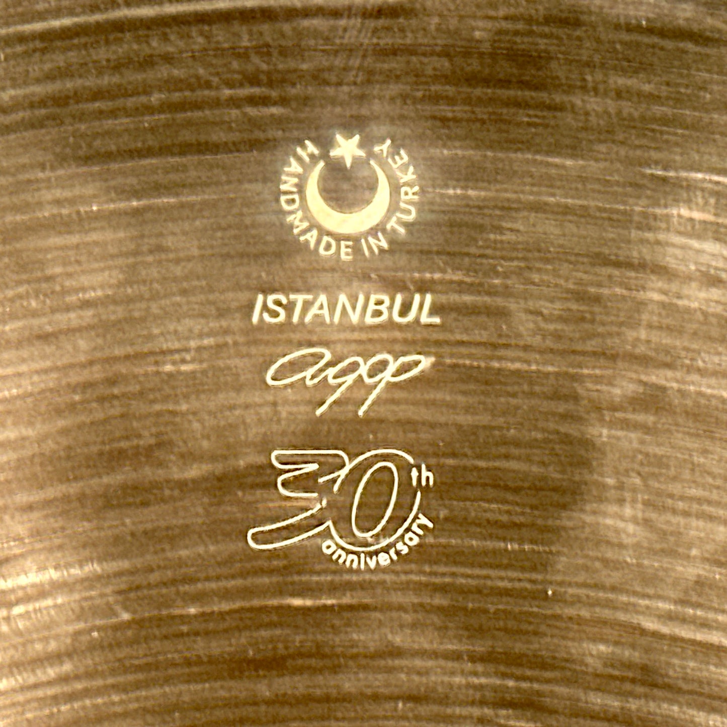 16" Istanbul Agop 30th Anniversary Hi-Hat Cymbal Pair 1038g/1268g *Video Demo*