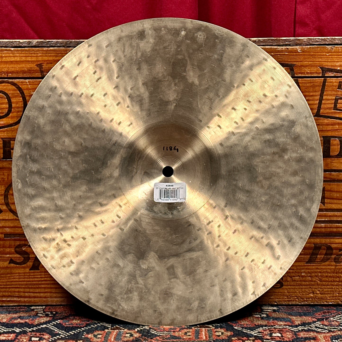 14" Zildjian K Custom Dark Hi-Hat Cymbal Pair 1038g/1186g *Video Demo*