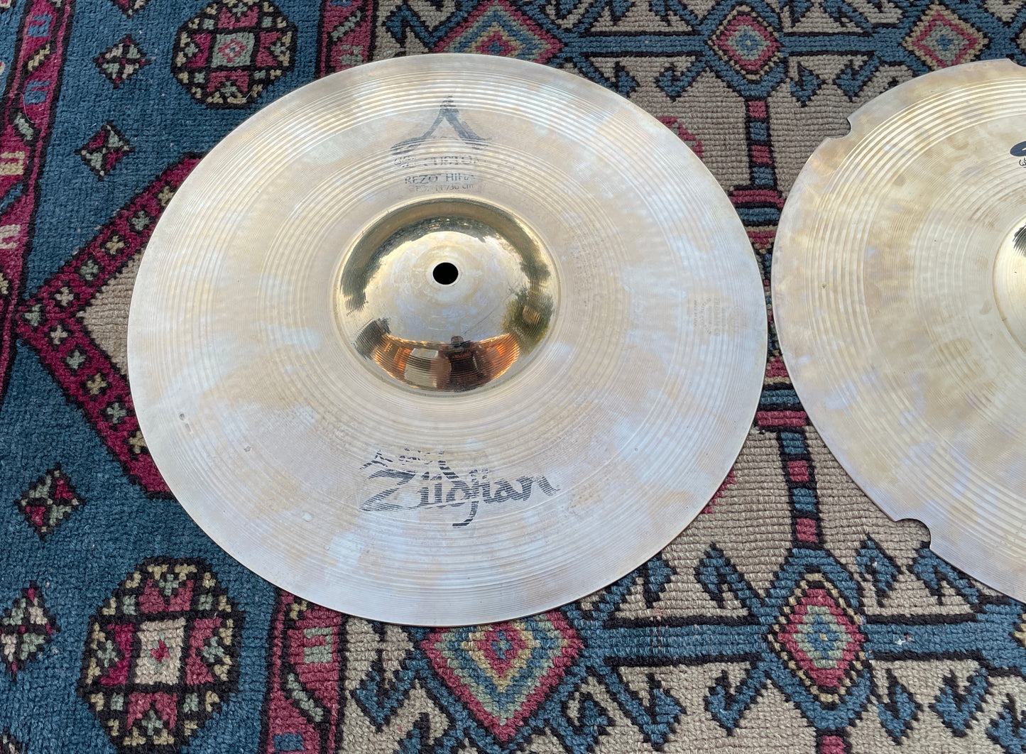 14" Zildjian A Custom Rezo Hi-Hat Cymbal Pair 1058g/1370g