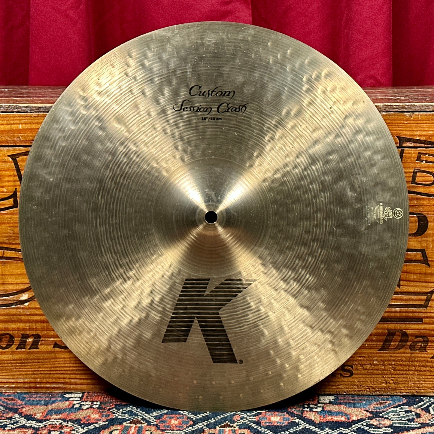 16" Zildjian K Custom Session Crash Cymbal 1066g *Video Demo*