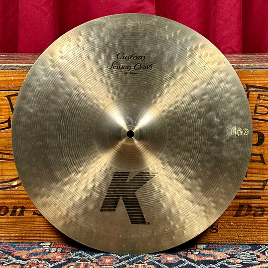 16" Zildjian K Custom Session Crash Cymbal 1066g *Video Demo*
