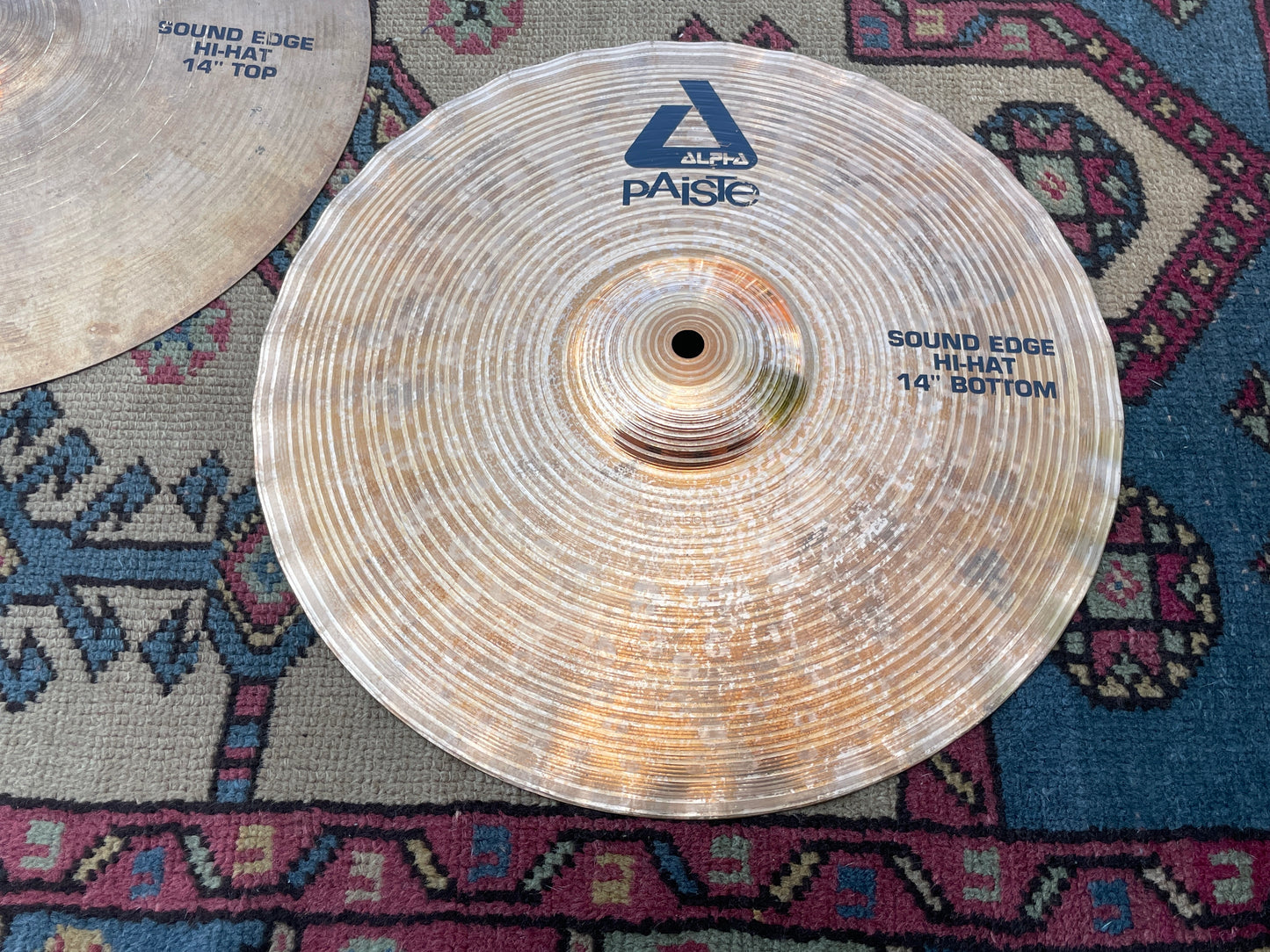 14" Paiste Alpha Sound Edge Hi-Hat Cymbal Pair 894g/1052g