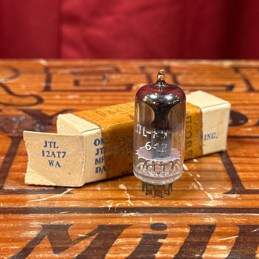 Vintage NOS Tung-Sol JTL 12AT7 Preamp Tube ECC81 Valve JTL-12AT7WA #254