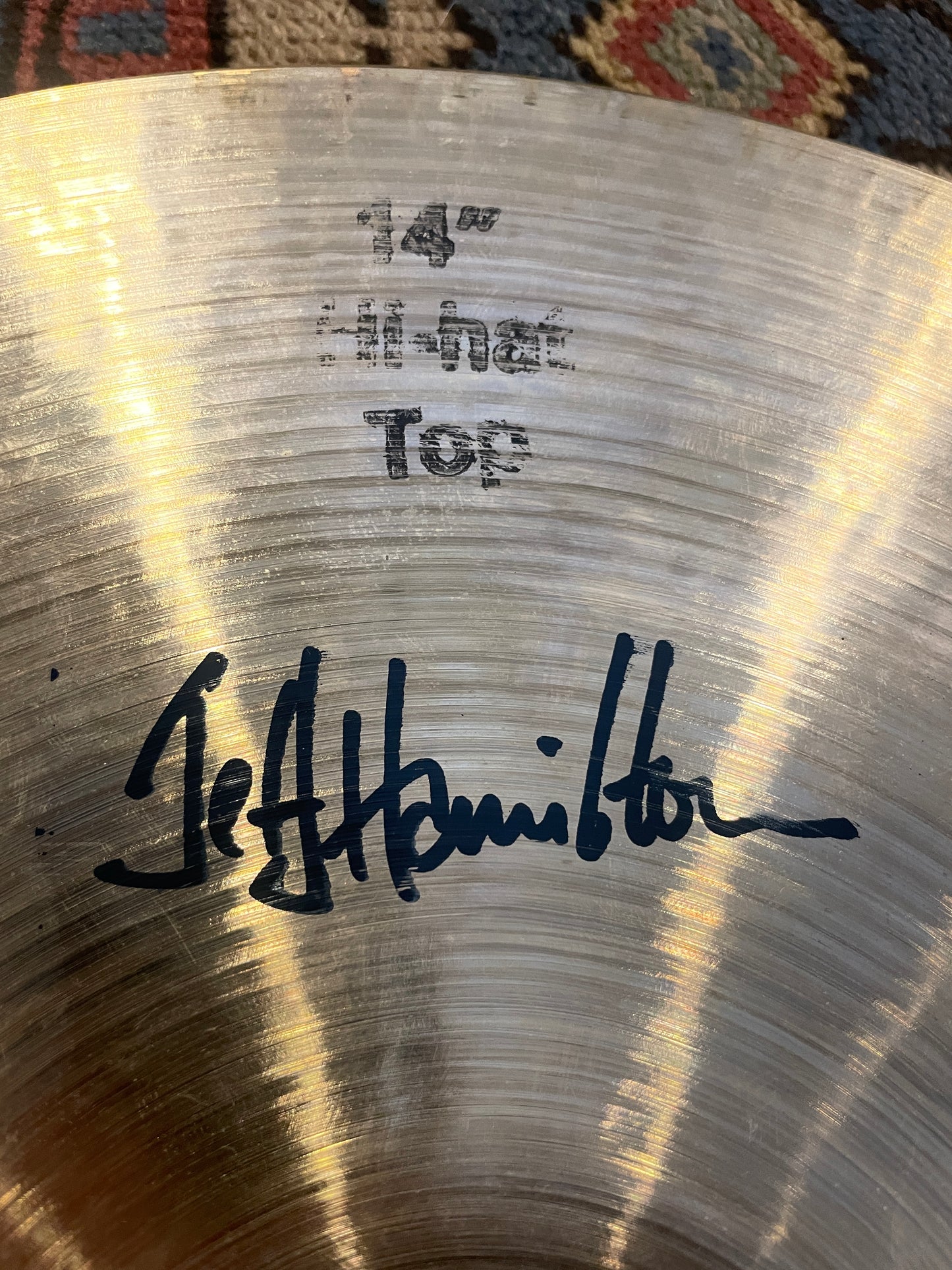 14" Bosphorus "The Hammer" Jeff Hamilton Signature Hi-Hat Cymbal Pair 840g/1254g *Video Demo*
