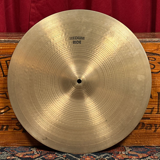 16" Zildjian A 1970s Medium Ride Cymbal 1182g Hollow Logo *Video Demo*