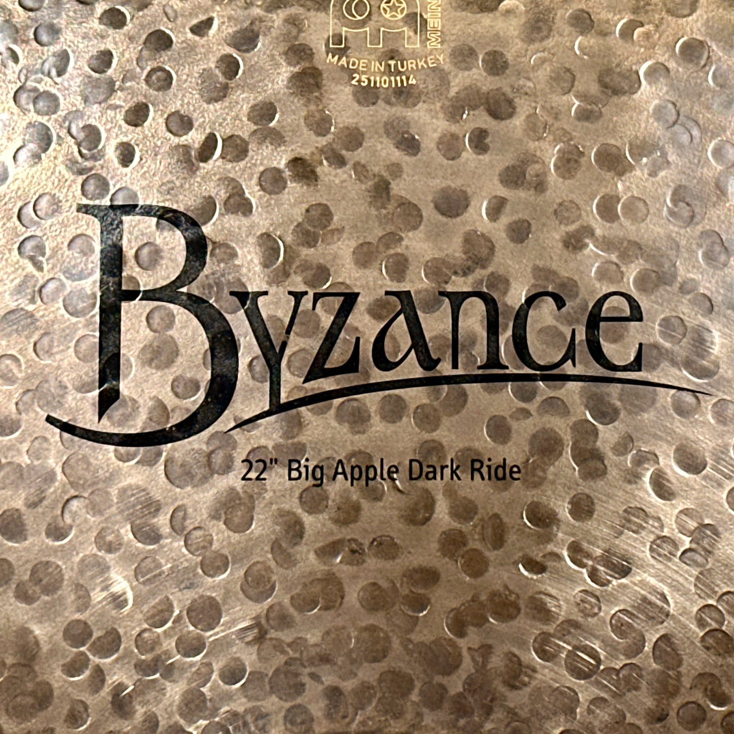 22" Meinl Byzance Dark Big Apple Dark Ride Cymbal 2312g *Video*