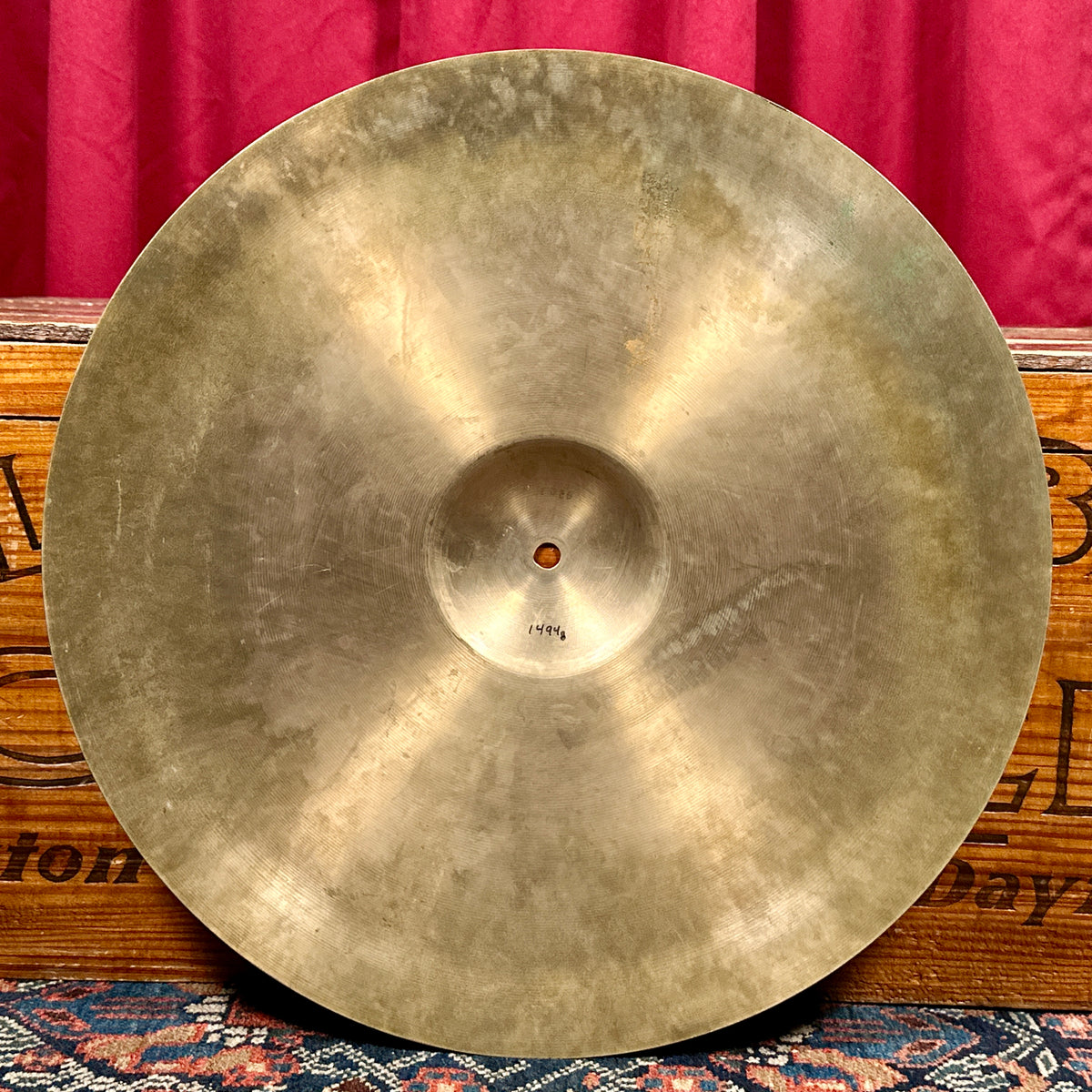 18" Paiste 1960s Formula 602 Pre-Serial Seven Sound Set No. 5 Medium Crash Ride Cymbal 1494g Joe Morello *Video*