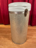 Vintage 1960s Ludwig Canister Throne Silver Sparkle
