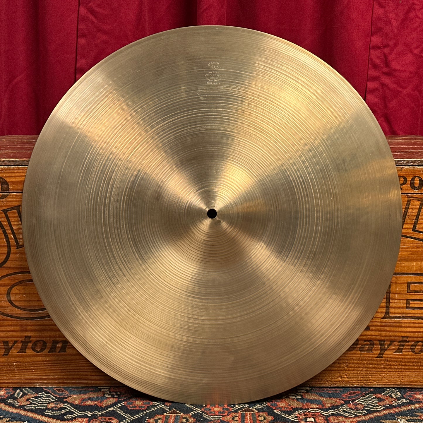 20" Zildjian A 1970s Ride Cymbal 2544g Hollow Logo *Video Demo*