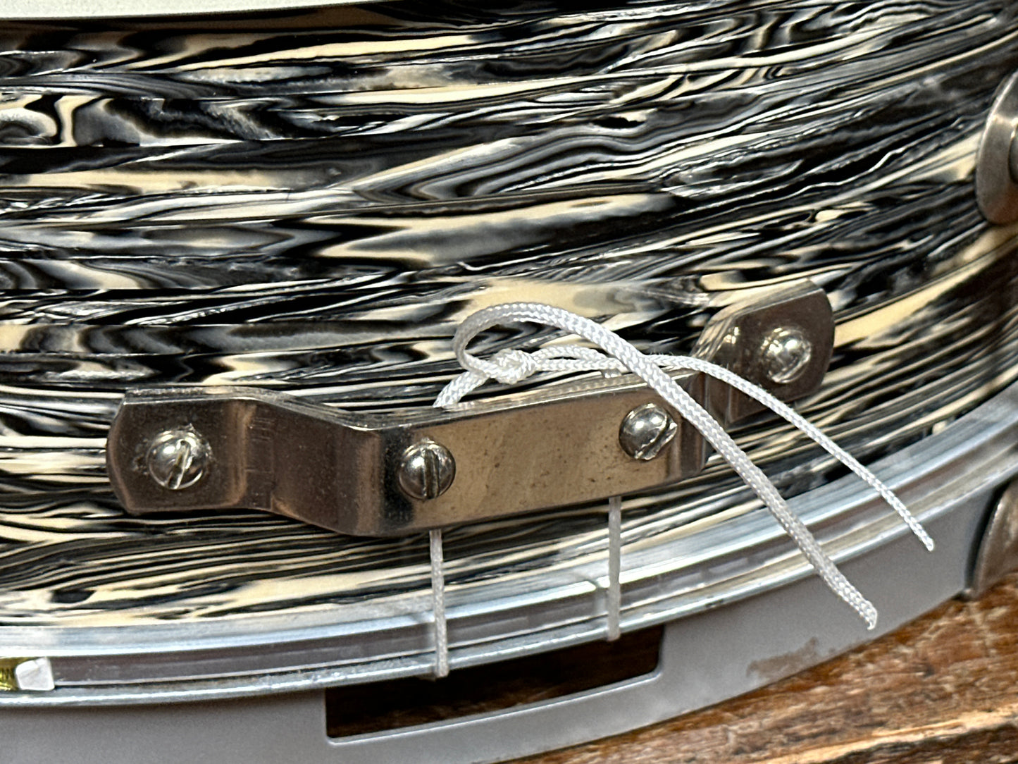 1960s Kent 5x14 Single Tension No. 191P Snare Drum Black Oyster Pearl
