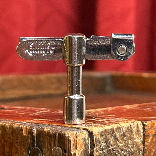 1920s Ludwig Super-Ludwig Drum Key w/ Screwdriver No. 753 Nickel Super Sensitive