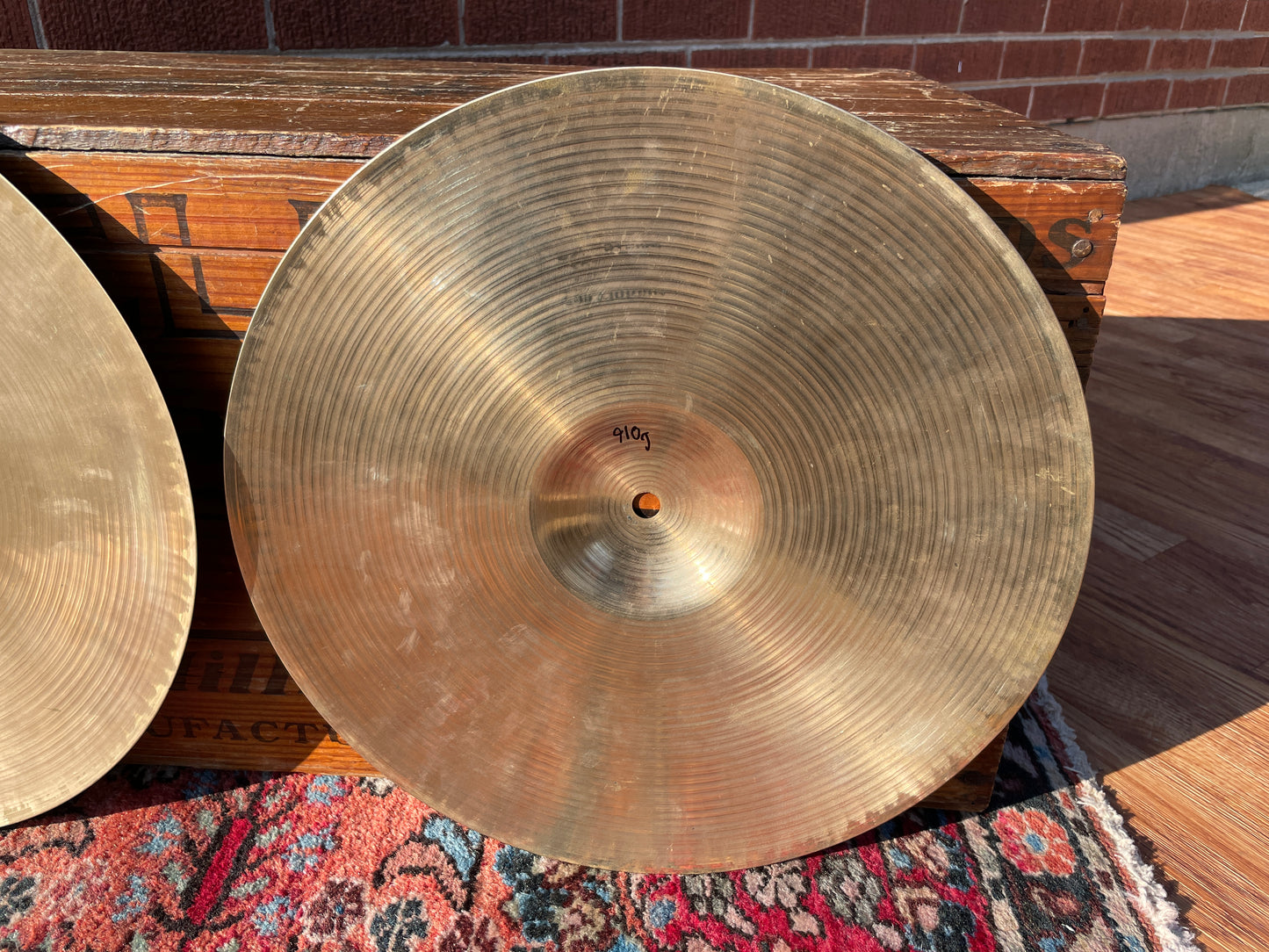 14" Paiste Formula 602 Pre-Serial Hi-Hat Cymbal Pair 832g/910g