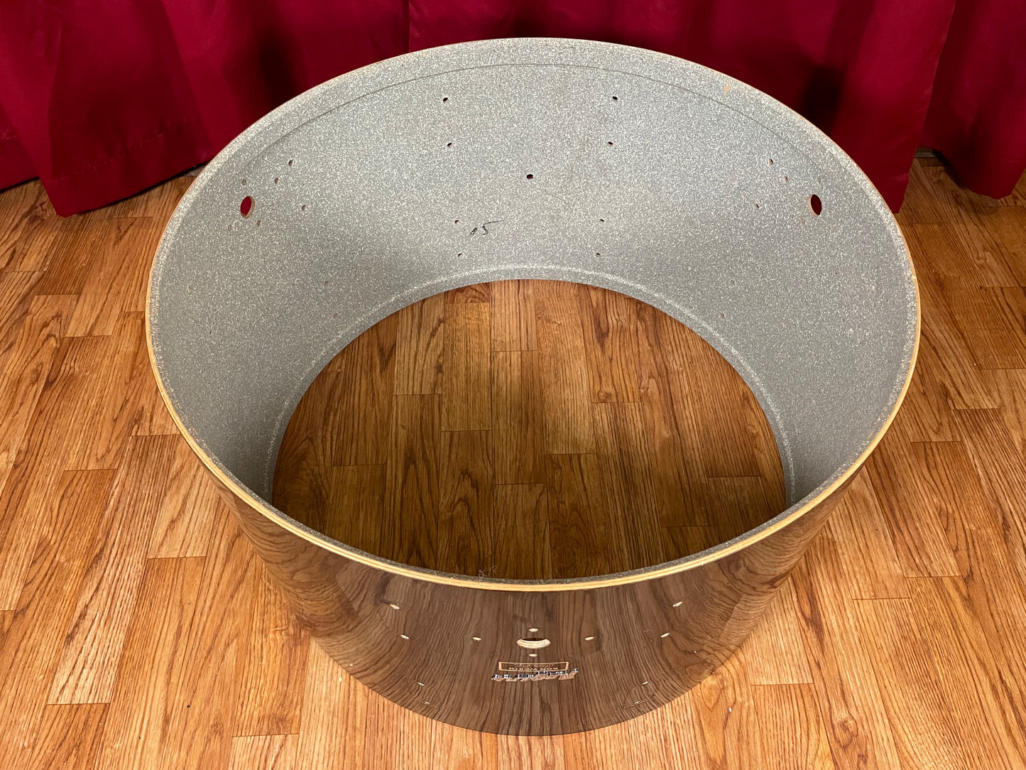 Early 1970s Rogers 14x24 Bass Drum Shell Black