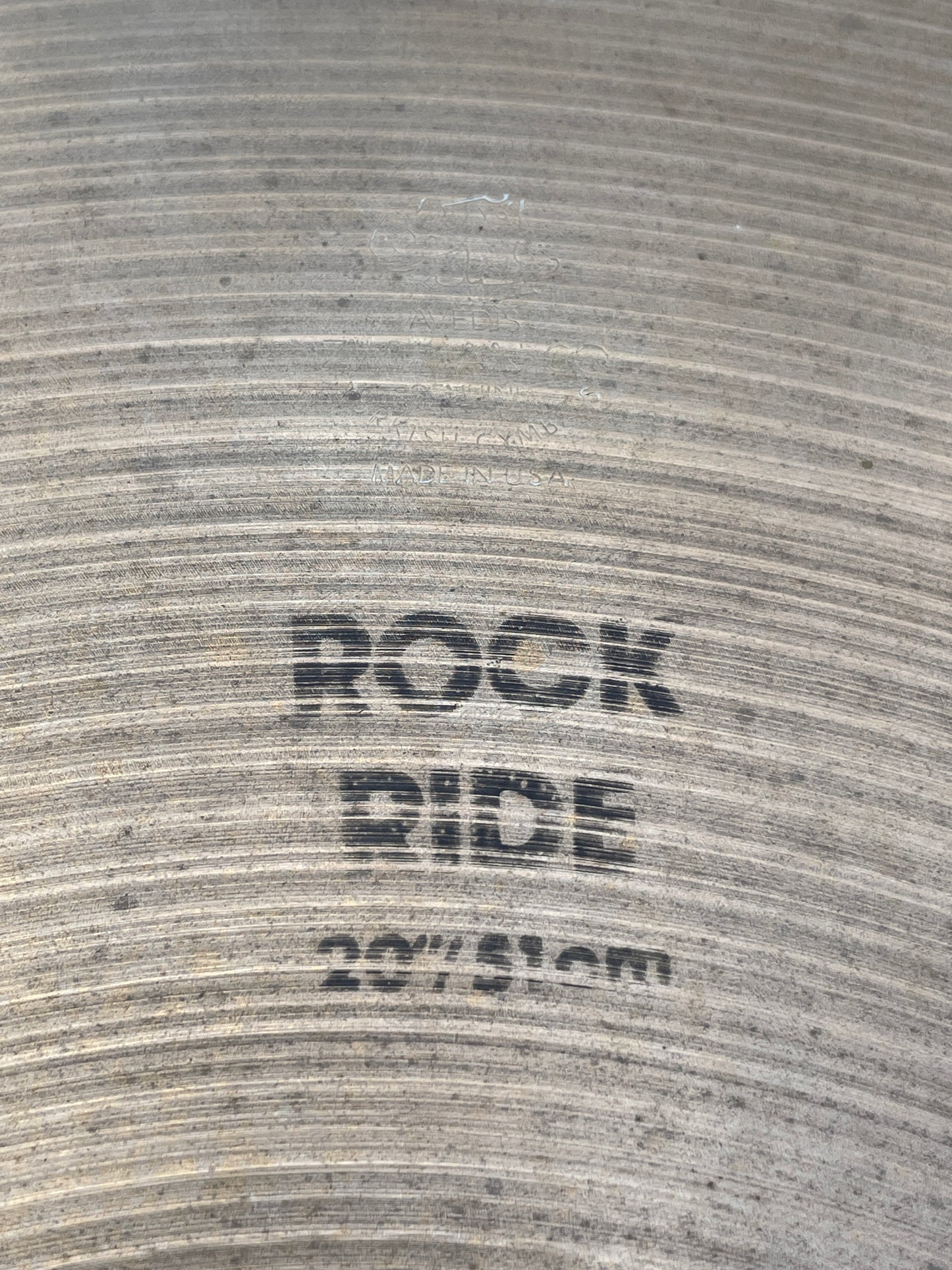 20" Zildjian A 1980s Rock Ride Cymbal 2826g *Video Demo*