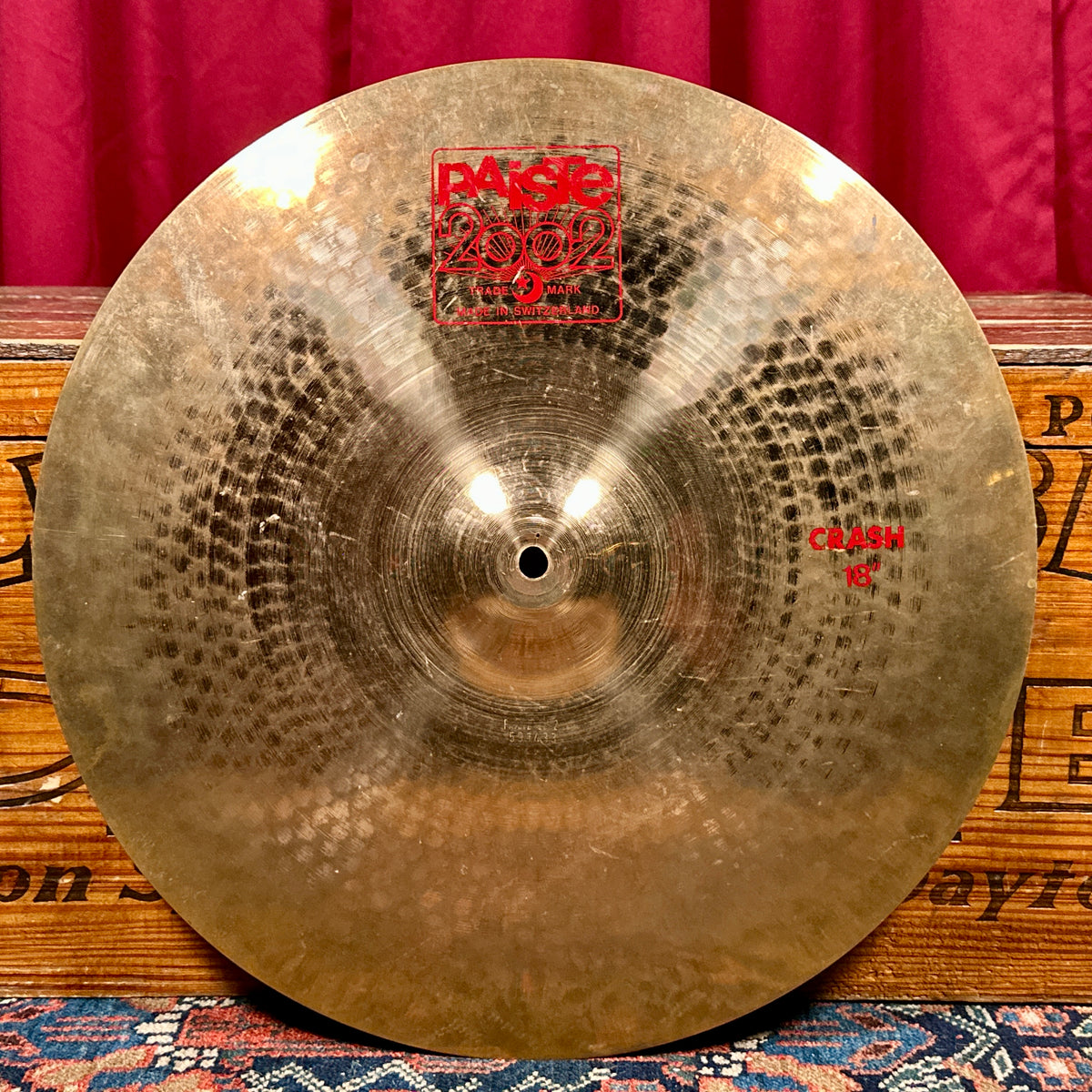 18" Paiste 1980s 2002 Crash Cymbal 1522g *Video*