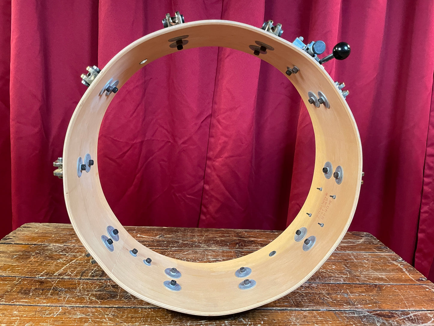 GMS 5.5x14 Snare Drum Shell for Parts or Project