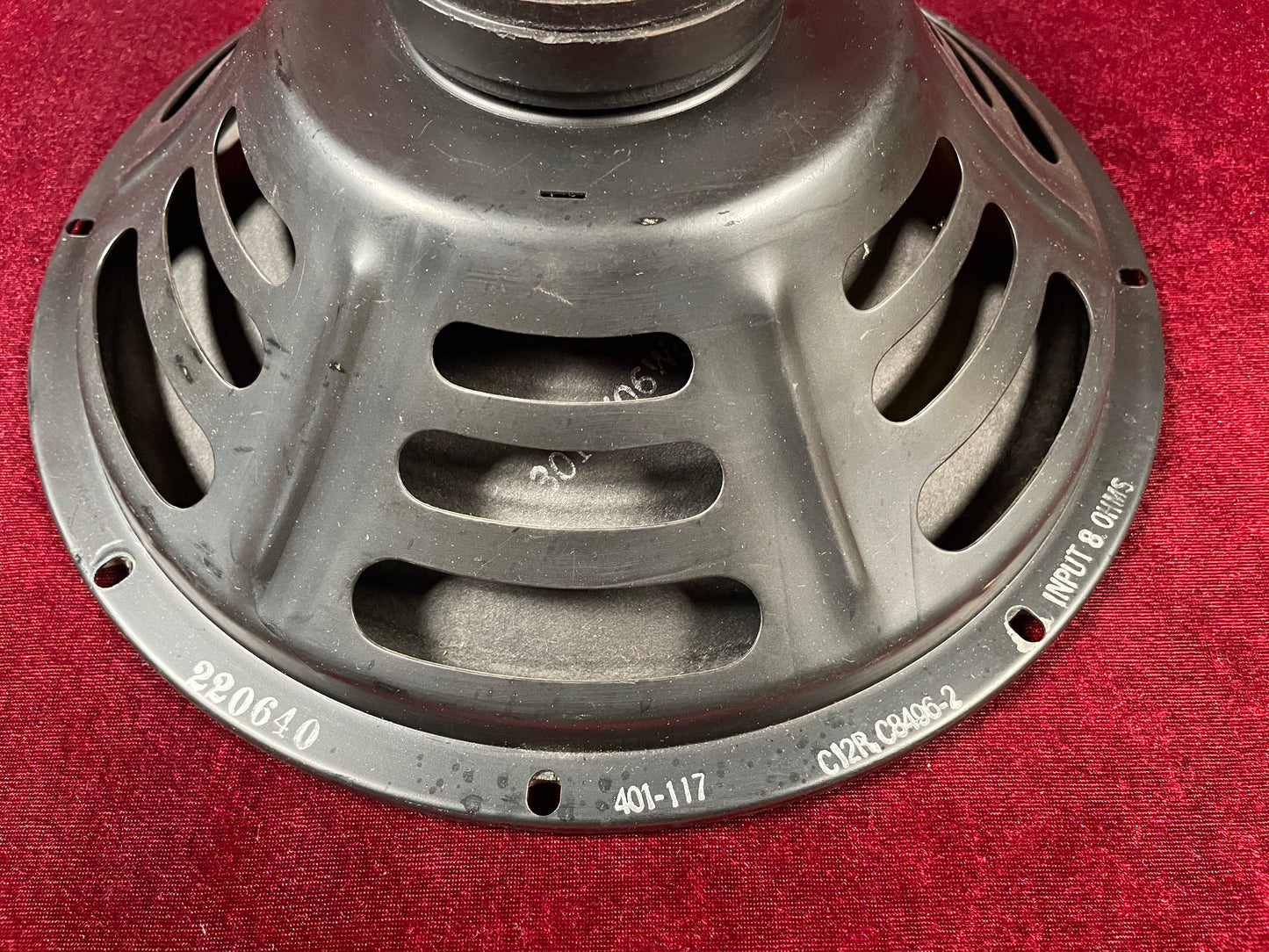 1966 Jensen 12" 25W C12R Guitar Speaker 8 Ohm (Stock #52)