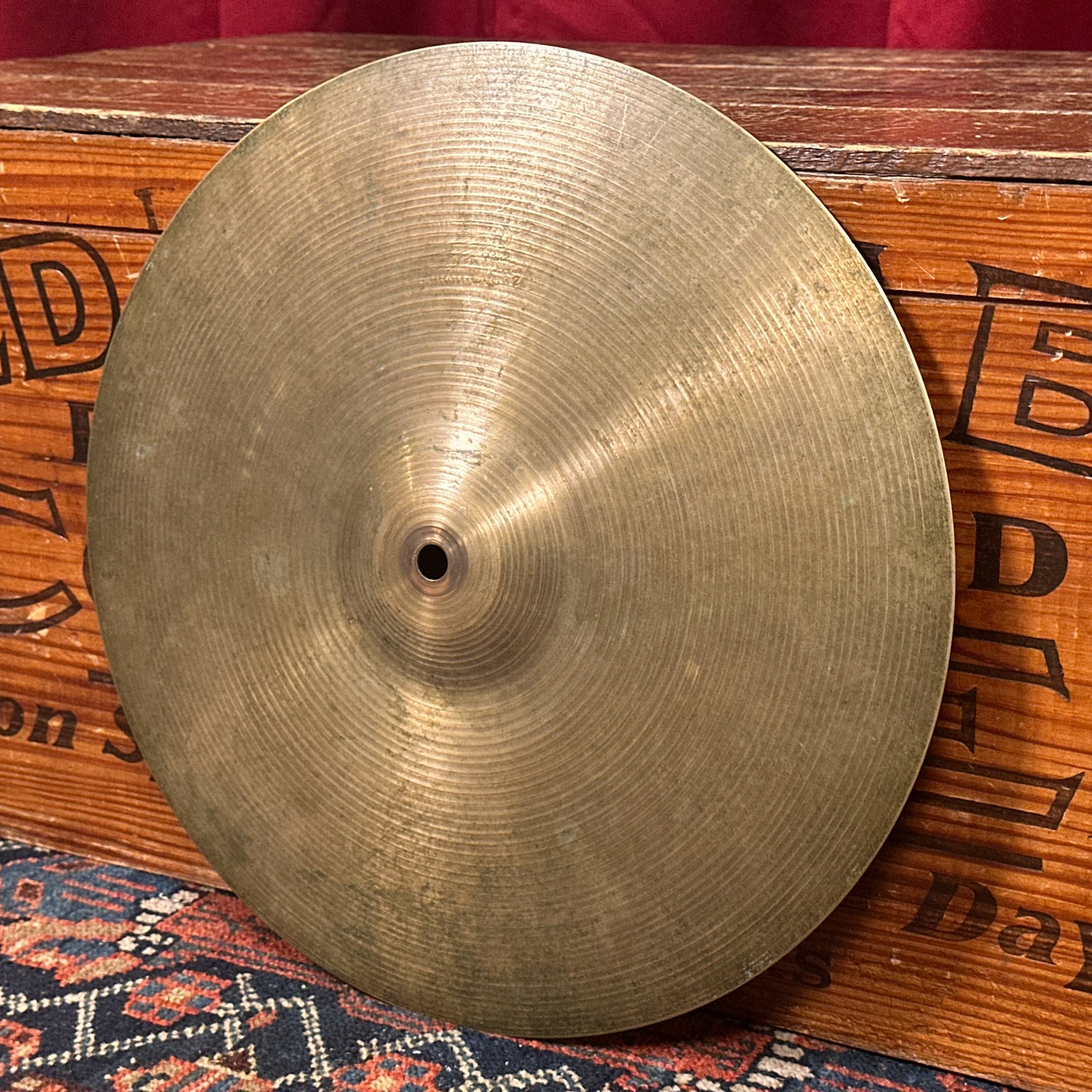 14" Paiste Formula 602 Pre-Serial 1960s Hi-Hat Cymbal Single 902g