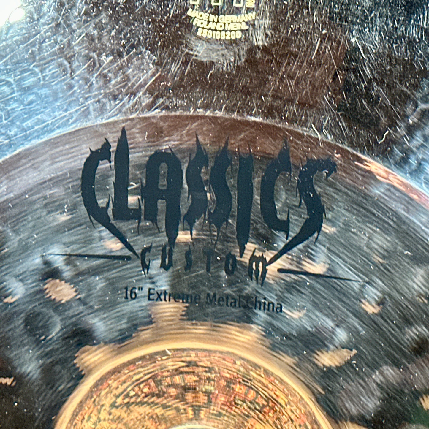16" Meinl Classics Custom Extreme Metal China Cymbal - B-Stock *Video*