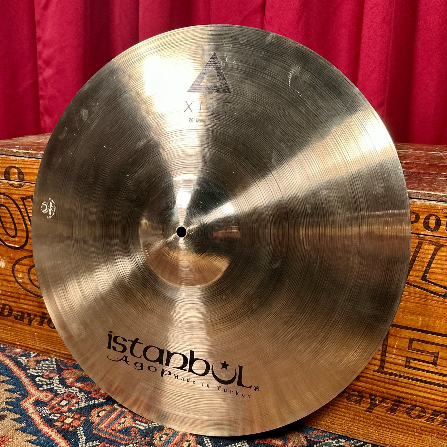 20" Istanbul Agop Xist Natural Crash Cymbal 1822g *Video Demo*