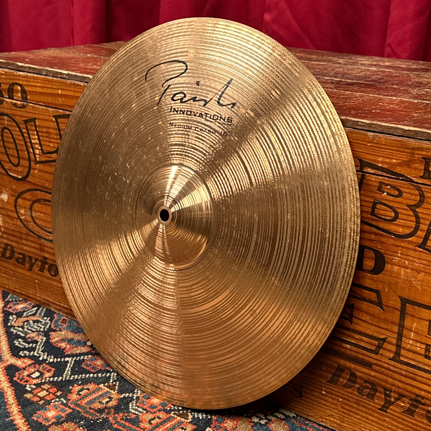 Rare 16" Paiste Innovations Medium Crash Cymbal 1066g *Video Demo*