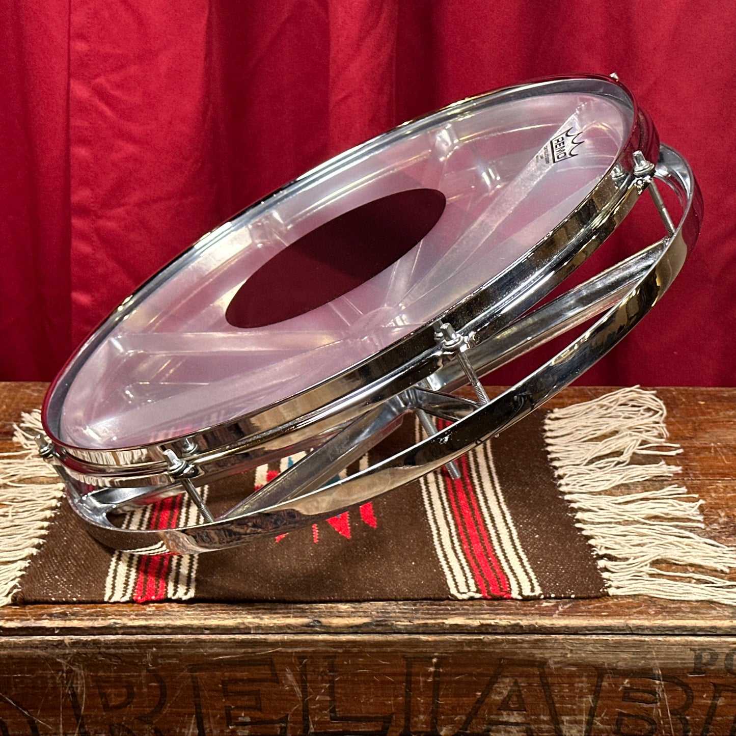 1970s Remo 18" Roto Tom Chrome Rototom Drum