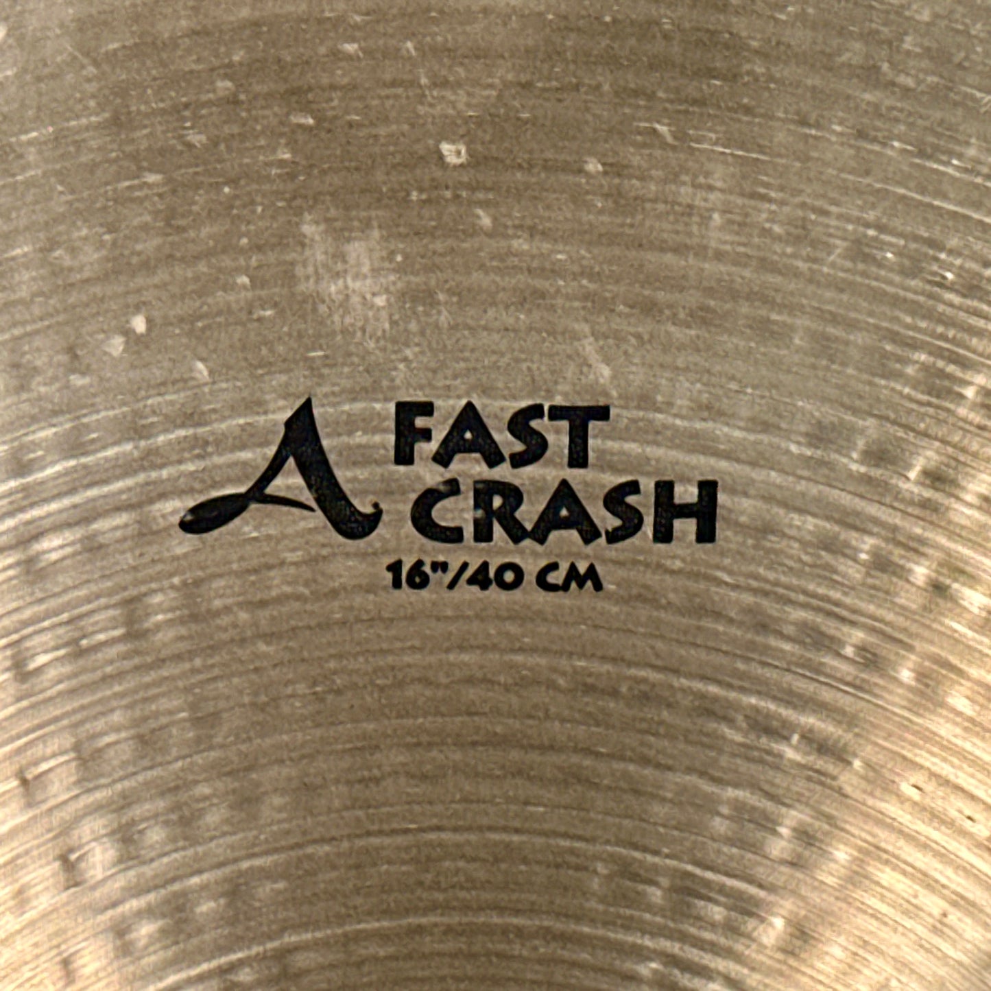 16" Zildjian A Fast Crash Cymbal 950g *Video*