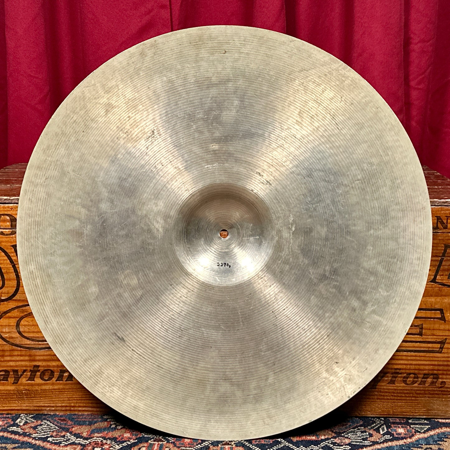 22" Paiste 1960s Ludwig Standard Ride Cymbal 2270g Germany *Video Demo*