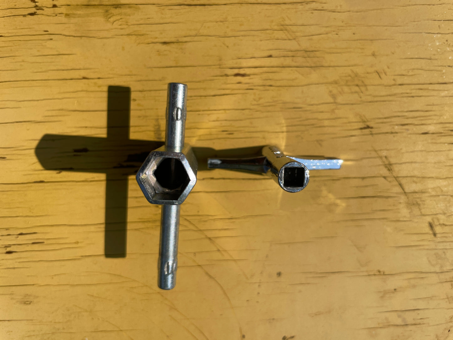 Vintage Ludwig Drum Tuning Key and Rail Consolette Hex Wrench Key