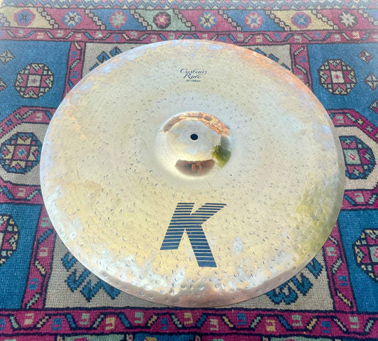 22" Zildjian K Custom Ride Cymbal Brilliant 3290g