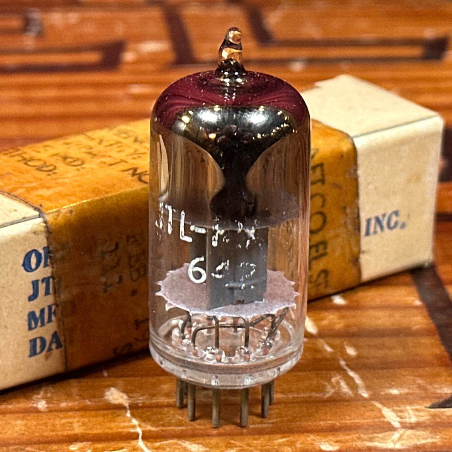 Vintage NOS Tung-Sol JTL 12AT7 Preamp Tube ECC81 Valve JTL-12AT7WA #254