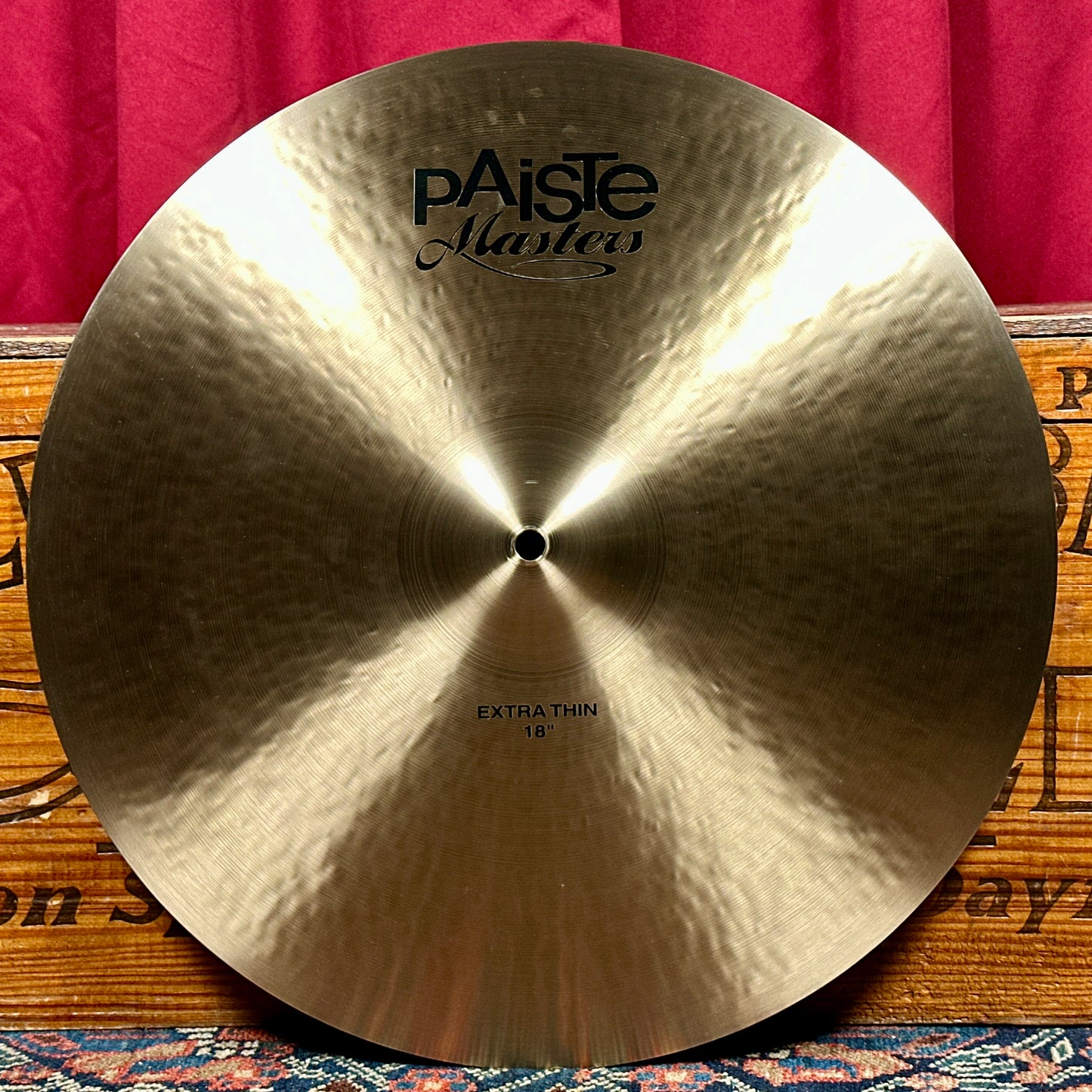 18" Paiste Masters Extra Thin Crash Cymbal 1160g *Video*
