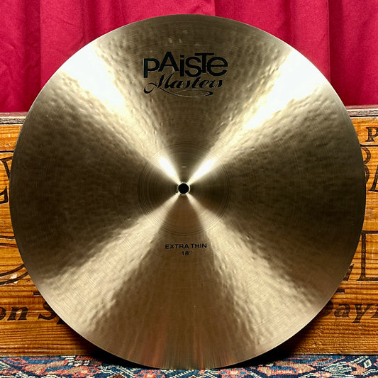 18" Paiste Masters Extra Thin Crash Cymbal 1160g *Video*