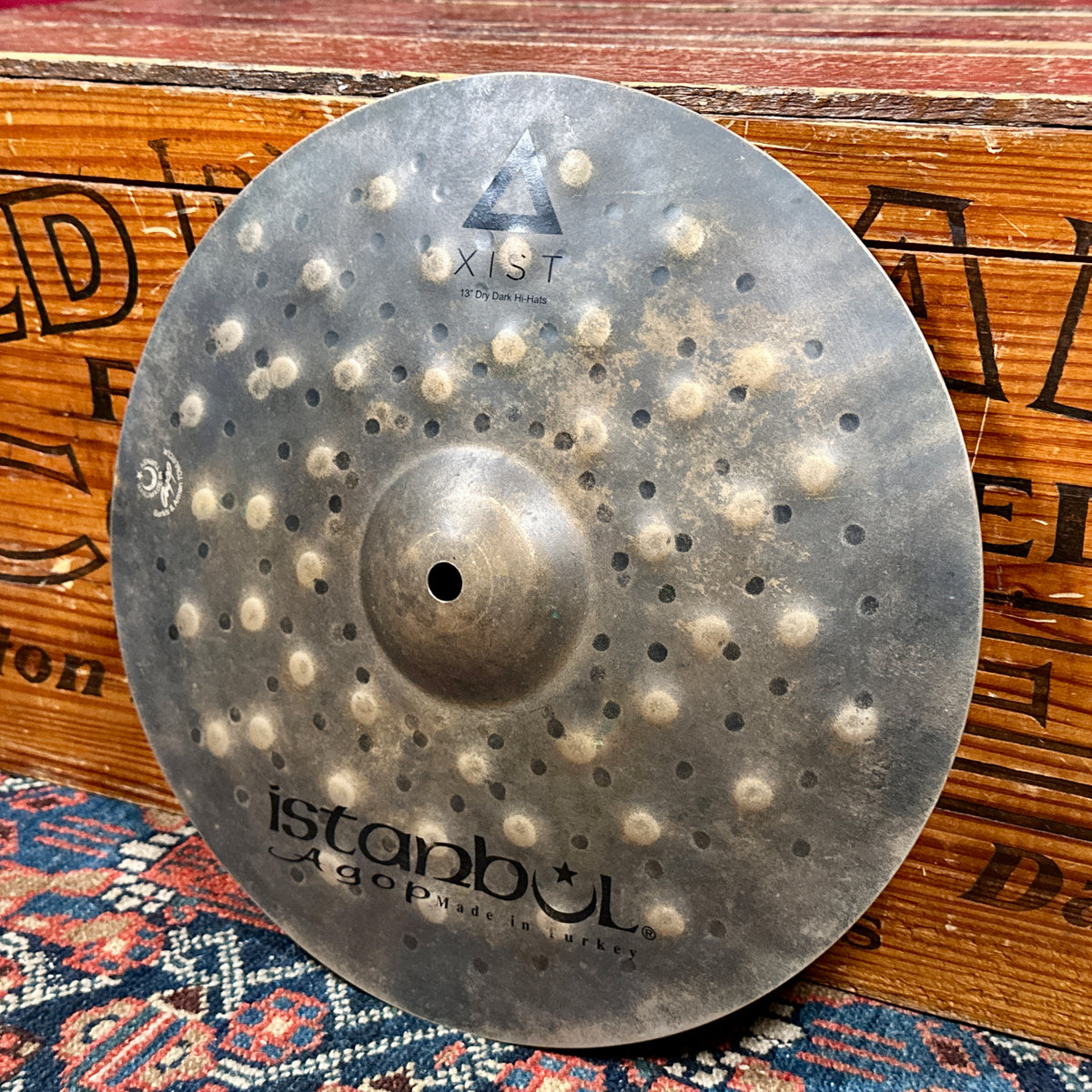 13" Istanbul Agop Xist Dry Dark Hi-Hat Cymbal Pair 540g/964g *Video*