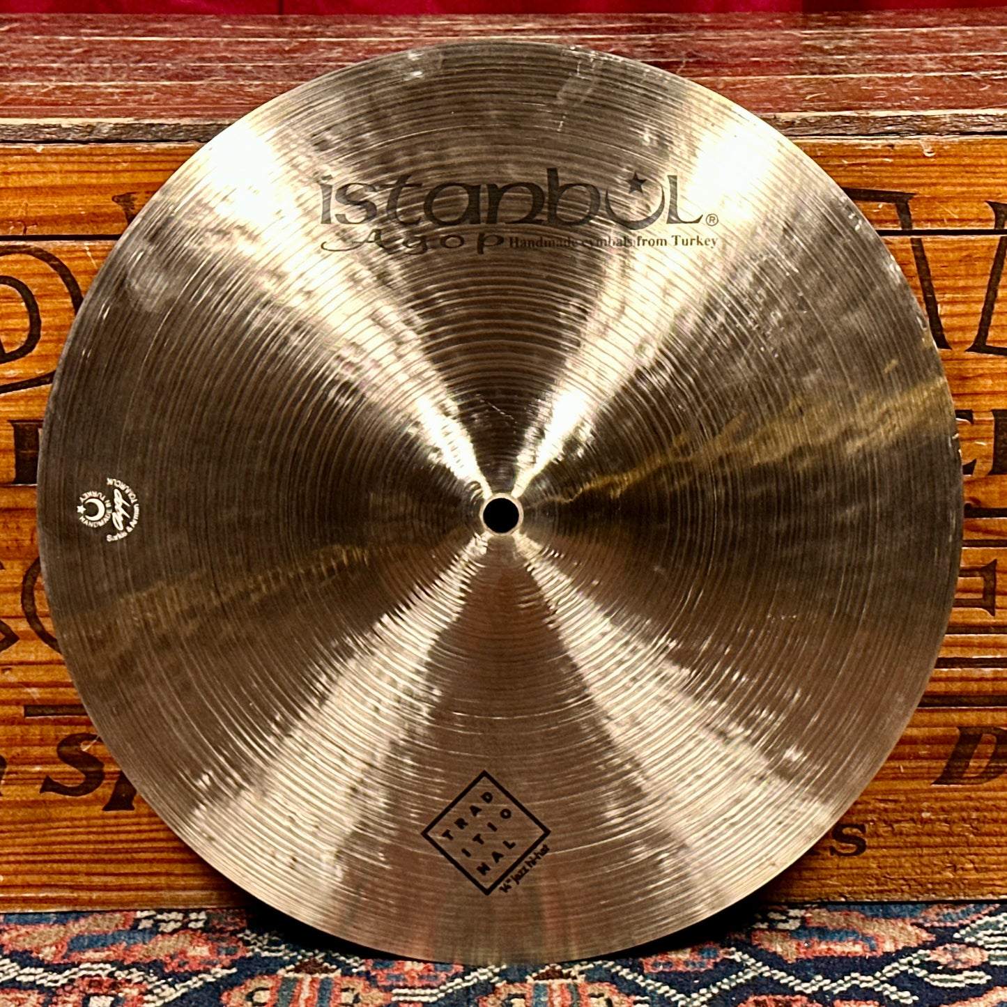 14" Istanbul Agop Traditional Jazz Hi-Hat Cymbal Pair 914g/1082g *Video Demo*