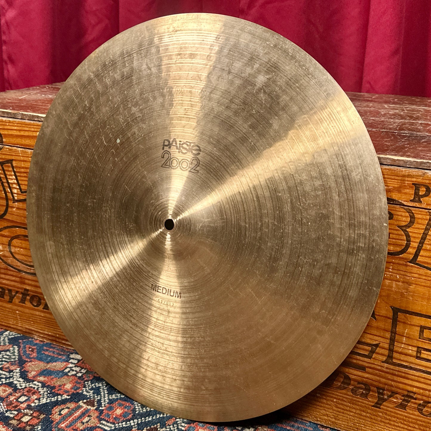 18” Paiste 1976 Black Label 2002 Crash Cymbal 1526g
