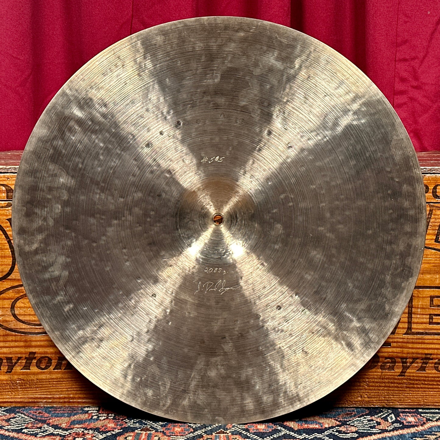 20" JD Sagurton Custom Cymbals Ride w/ Hand Formed Bell 2085g *Video Demo*