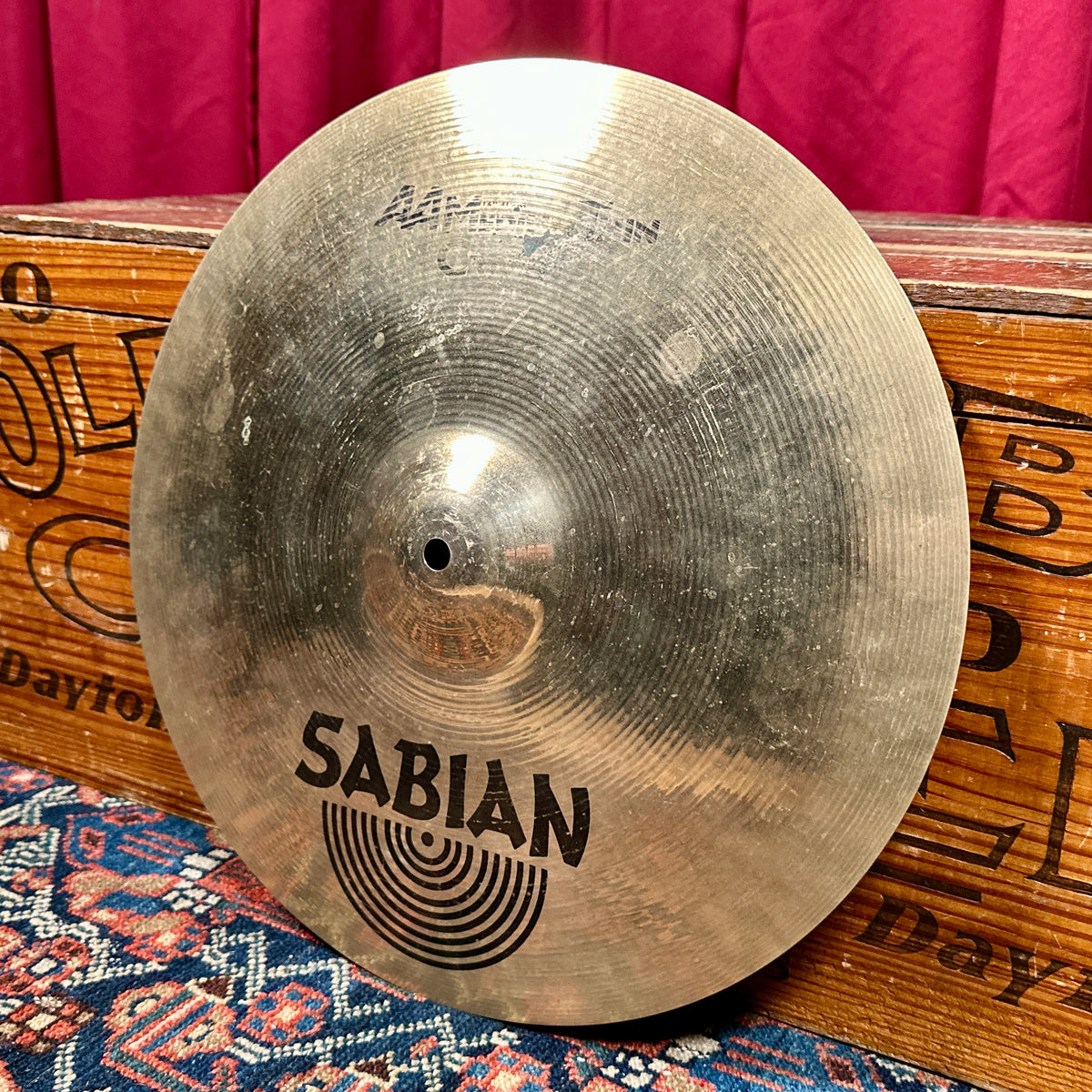 16" Sabian AA Medium Thin Crash Cymbal 1060g *Video*