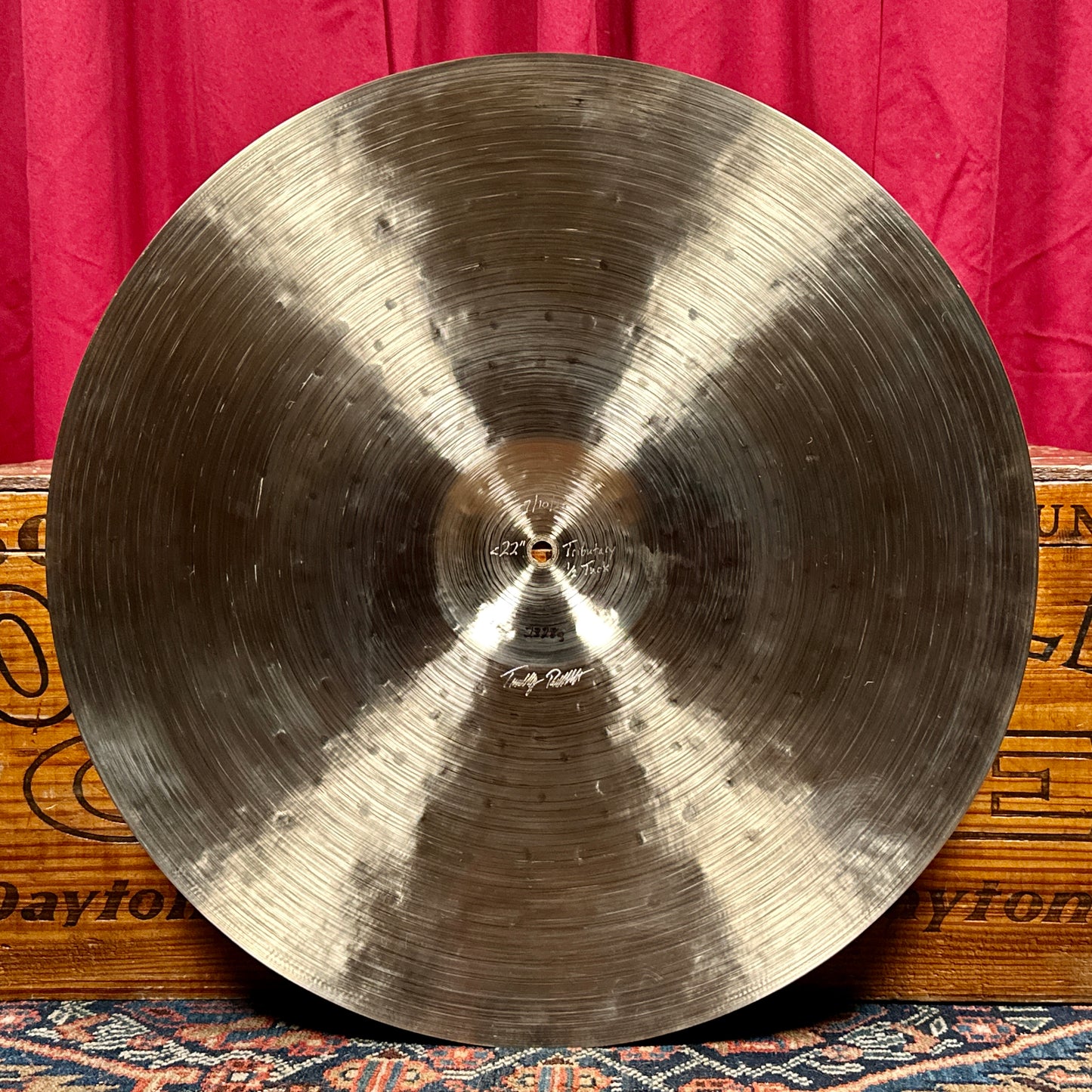 22" Timothy Roberts Tributary 1/2 Turk Ride Cymbal 2328g *Video*