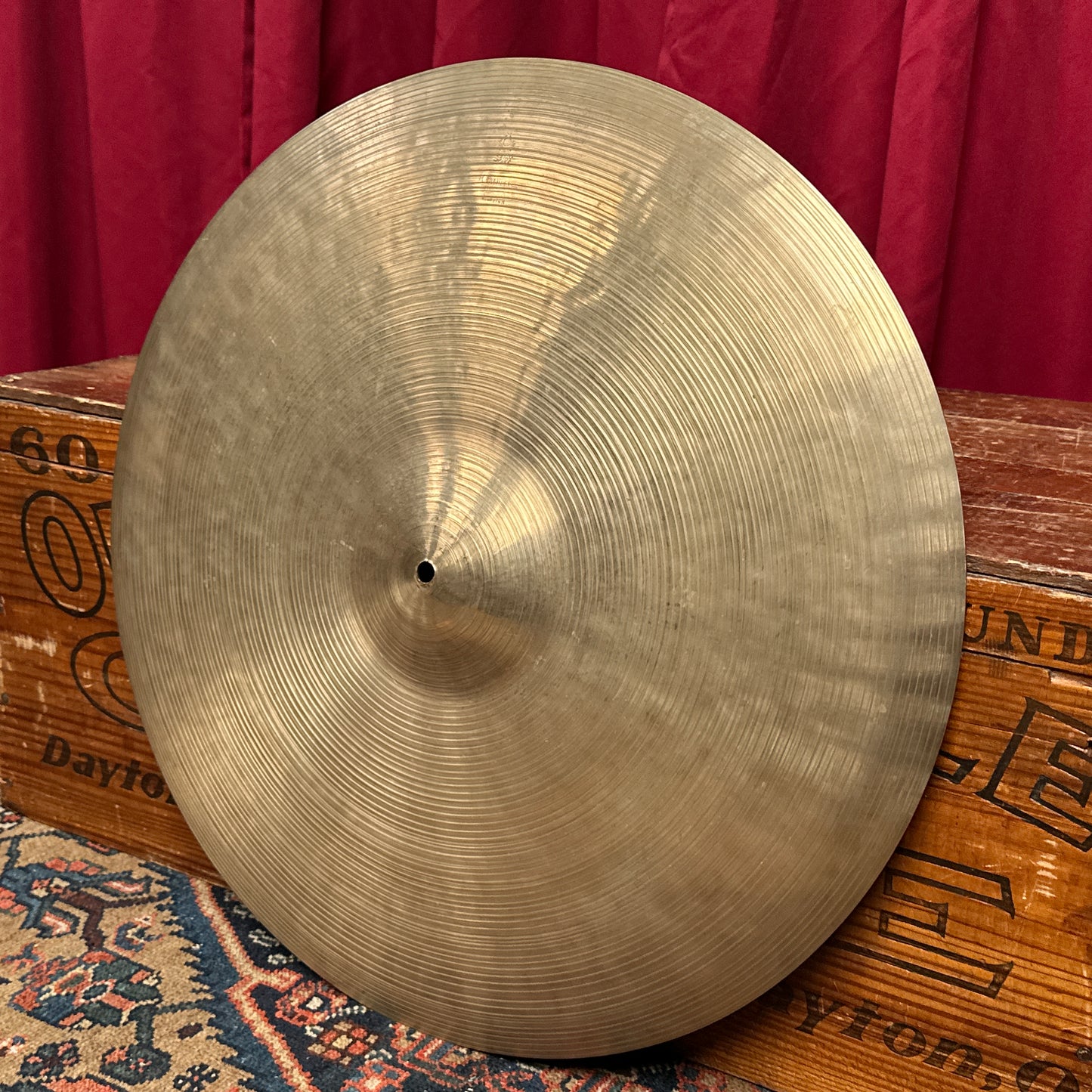 Collector's Clean 22" K. Zildjian Istanbul 1960s New Stamp Ride Cymbal 2550g *Video Demo*