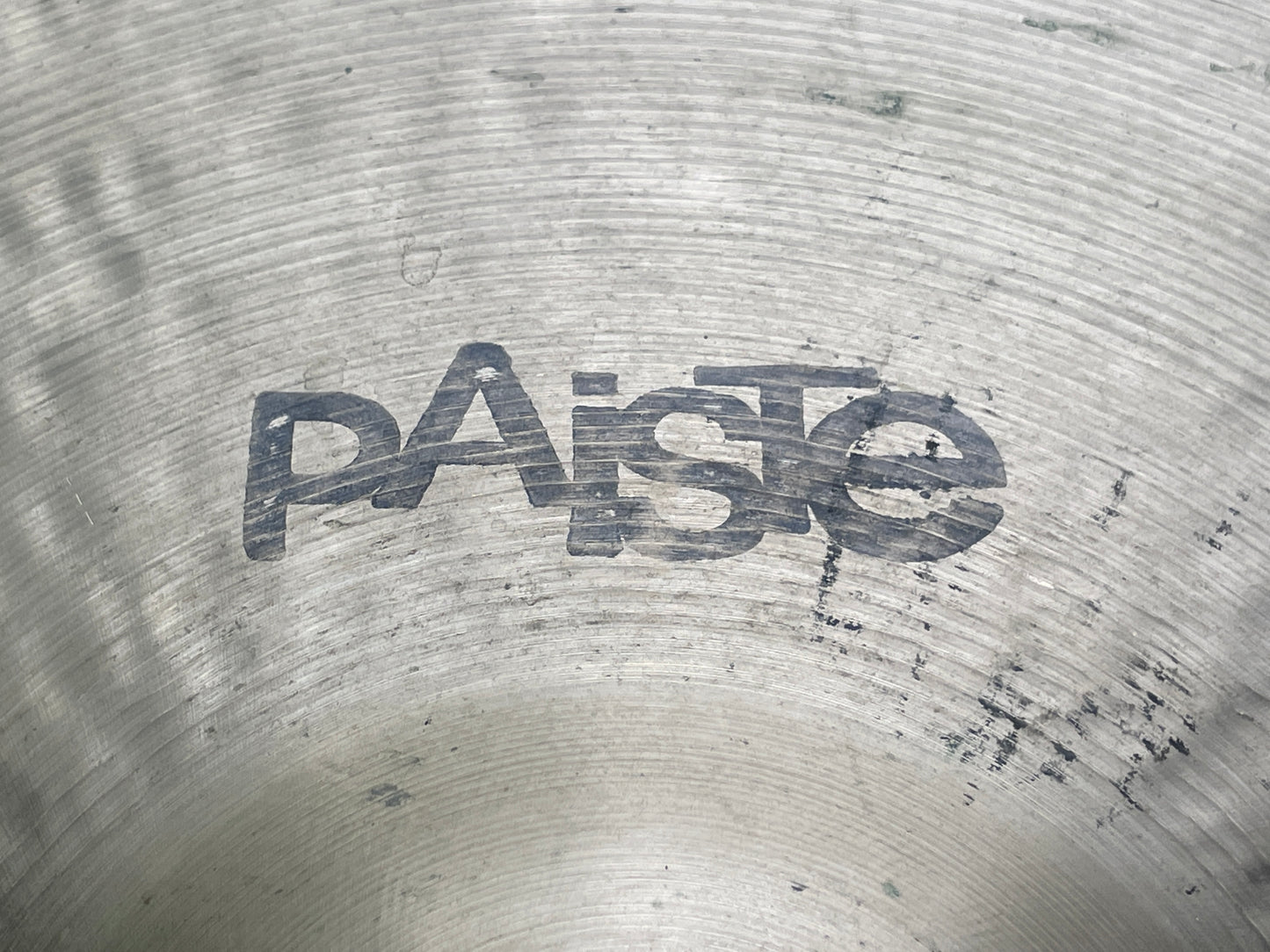 1978 20" Paiste Sound Creation Dark Ride Cymbal Black Label 2582g *Video Demo*