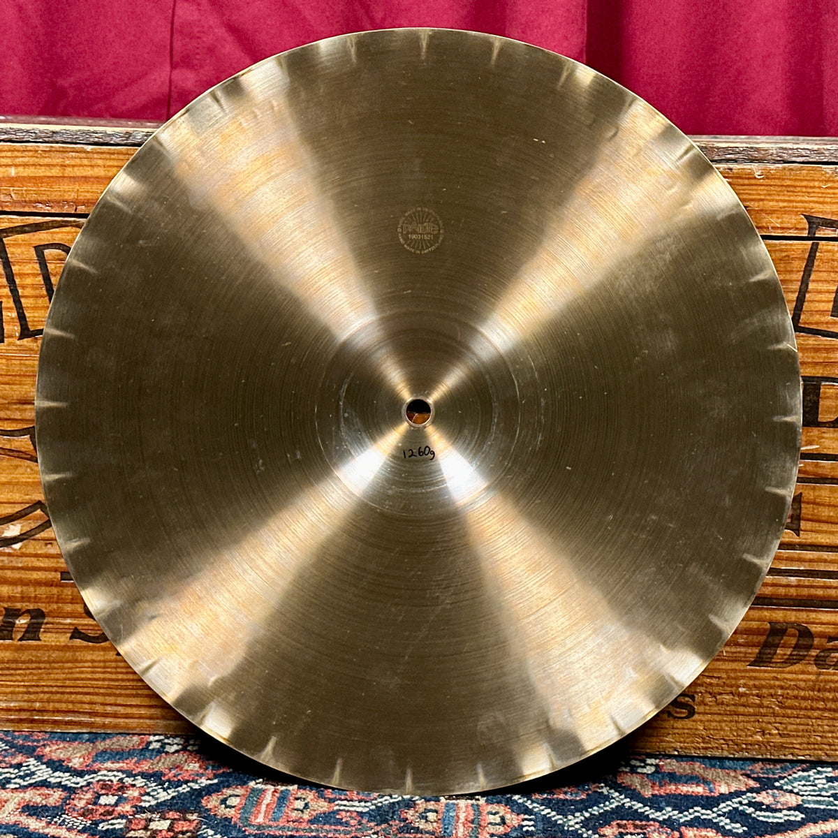 *Extra Rare* 15" Paiste Prototype Giant Beat Sound Edge Hi-Hat Cymbal Pair 958g/1260g *Video*