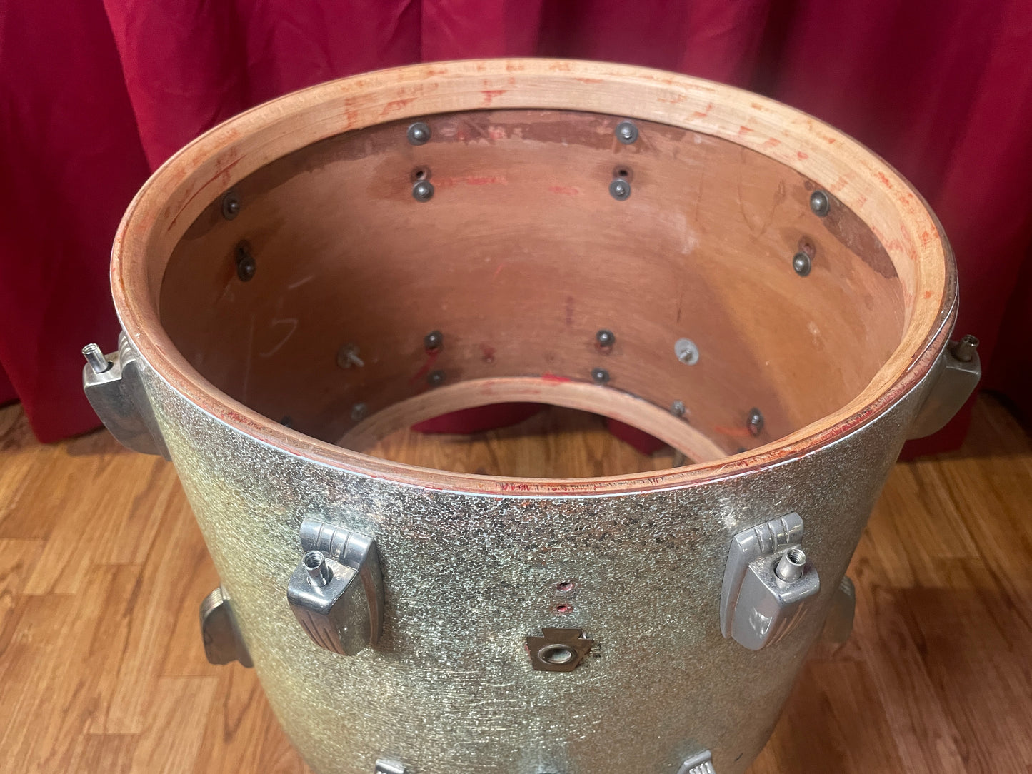 1950s Ludwig 12x15 Converted Marching Snare Floor Tom 15x12