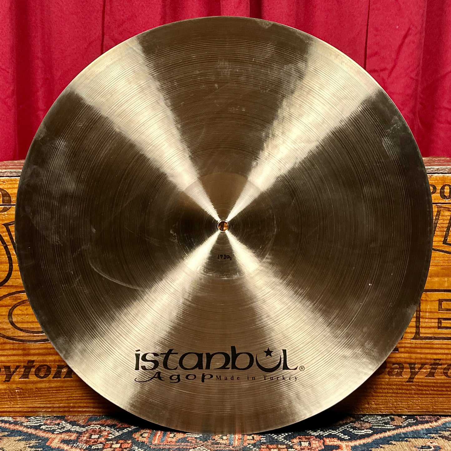 20" Istanbul Agop Xist Natural Crash Cymbal 1730g *Video*