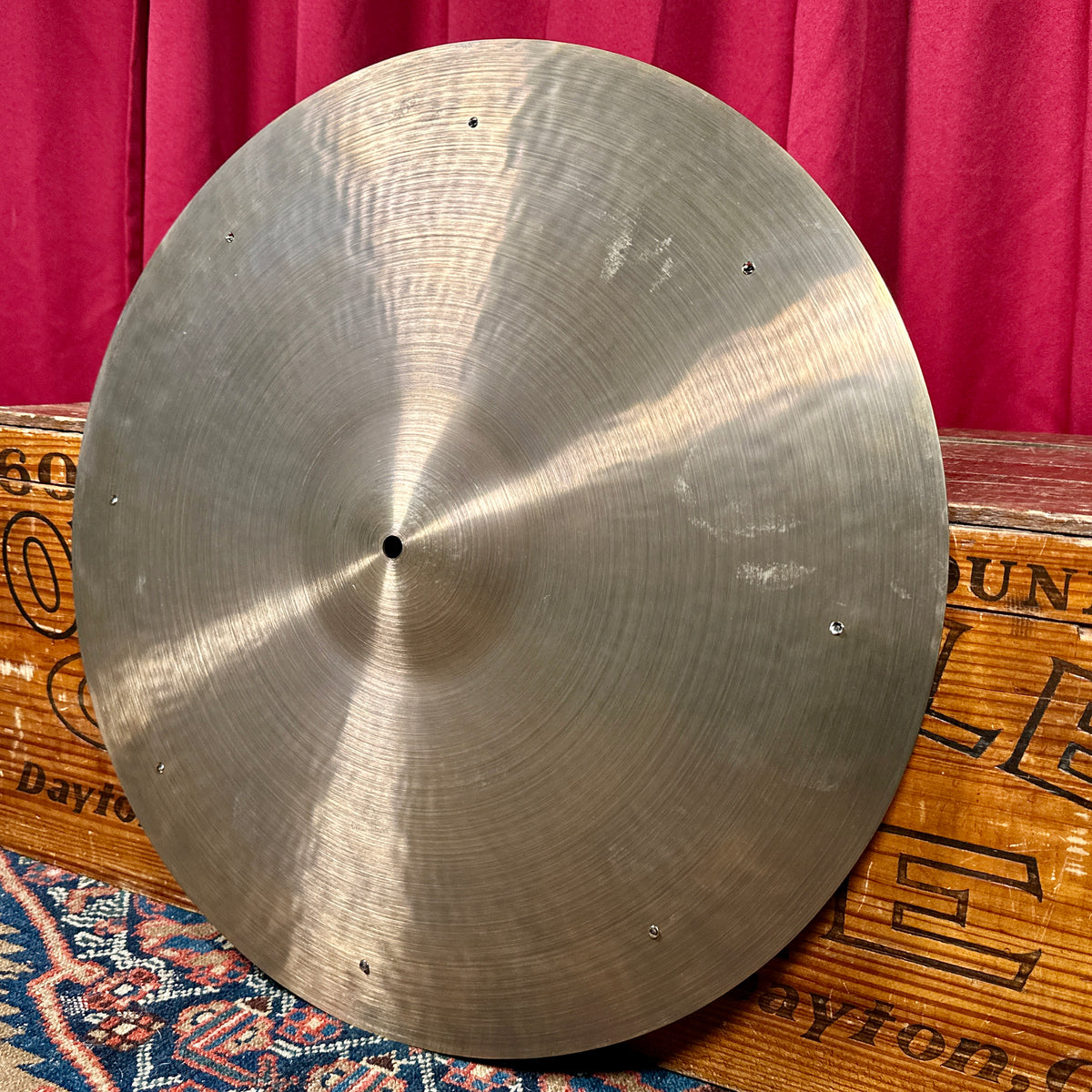 22" Cymbal & Gong 11th Anniversary Ride Cymbal w/ 8 Rivets 2400g *VIdeo*