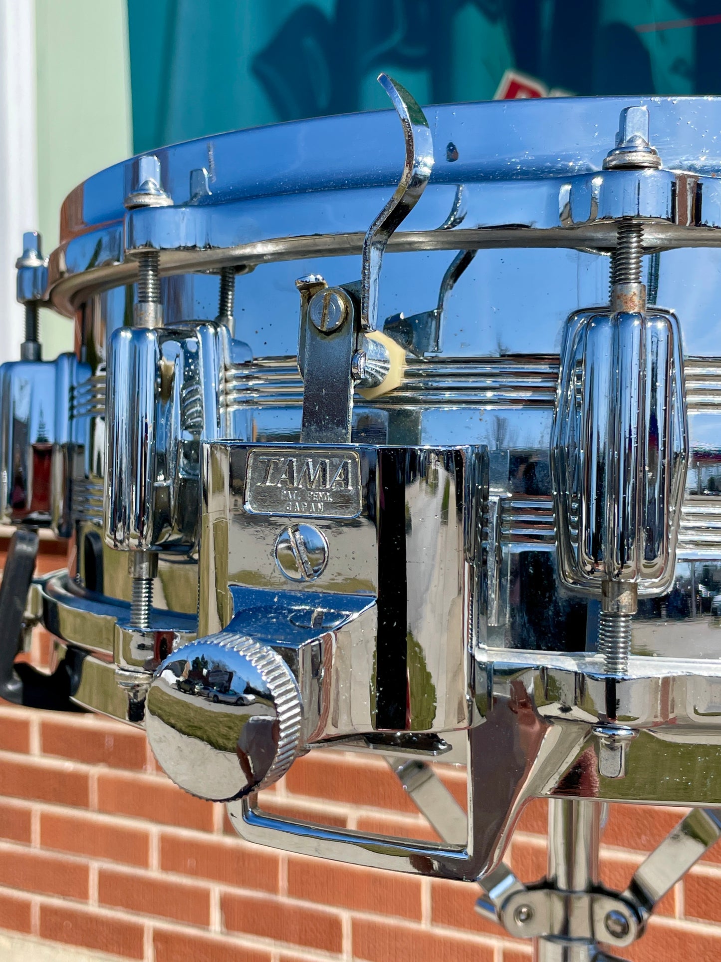 1980s Tama 5x14 No. 8005 Imperialstar King Beat Seamless Steel Snare Drum