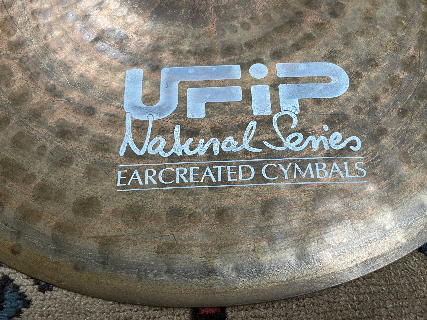 20" UFIP Natural Series Ride Cymbal 2215g *Video Demo*