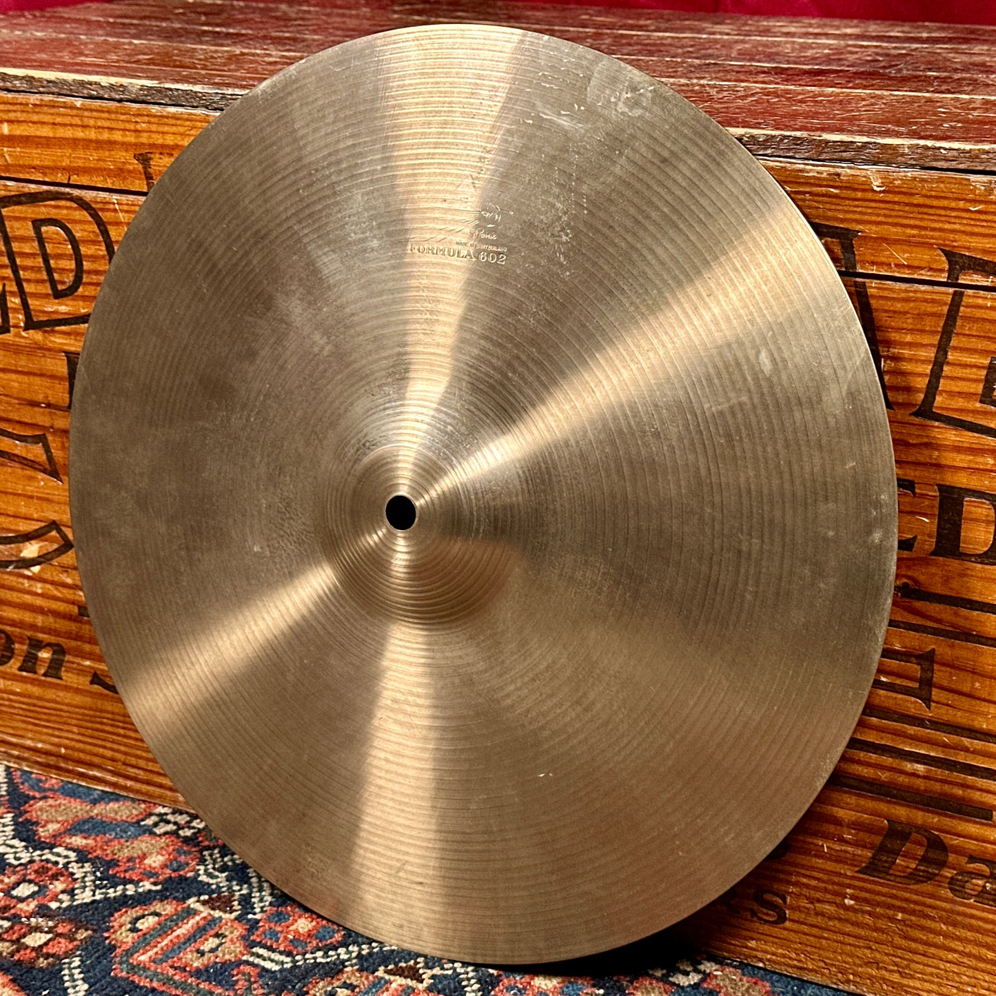 14" Paiste Formula 602 Pre-Serial 1960s Hi-Hat Cymbal Pair 790g/872g *Video Demo*