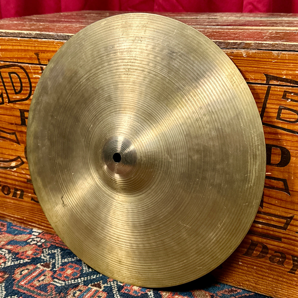14" Zildjian A 1970s New Beat Hi-Hat Cymbal Pair 858g/1378g *Video*